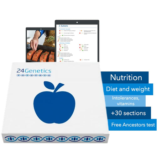 न्यूट्रीजेनेटिक्स - पोषण के लिए डीएनए परीक्षण - इसमें घर पर लार संग्रह किट के साथ आनुवंशिक परीक्षण भी शामिल है