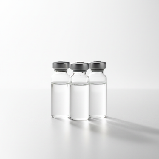 GLOW Peptide Blend BPC-157 TB-500 GHK-Cu vials