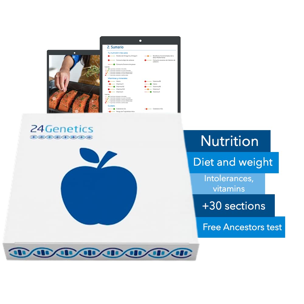 न्यूट्रीजेनेटिक्स - पोषण के लिए डीएनए परीक्षण - इसमें घर पर लार संग्रह किट के साथ आनुवंशिक परीक्षण भी शामिल है